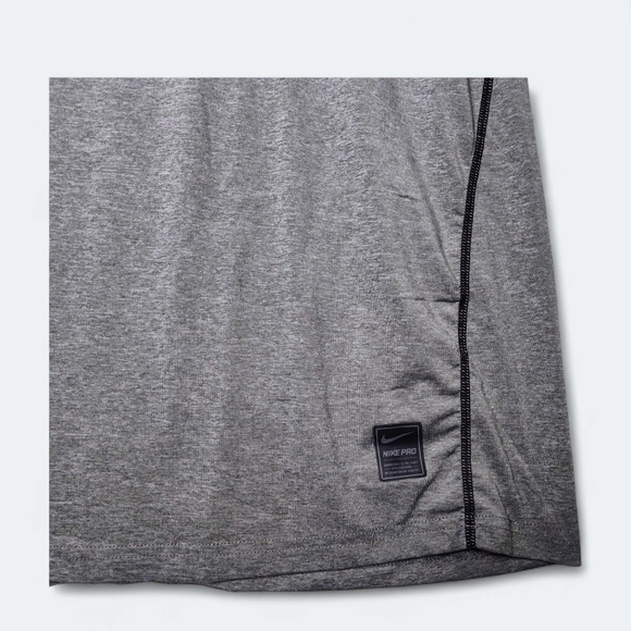 NIKE Mens Pro Fitted Short Sleeve Top Size Large - Picture 7 of 10